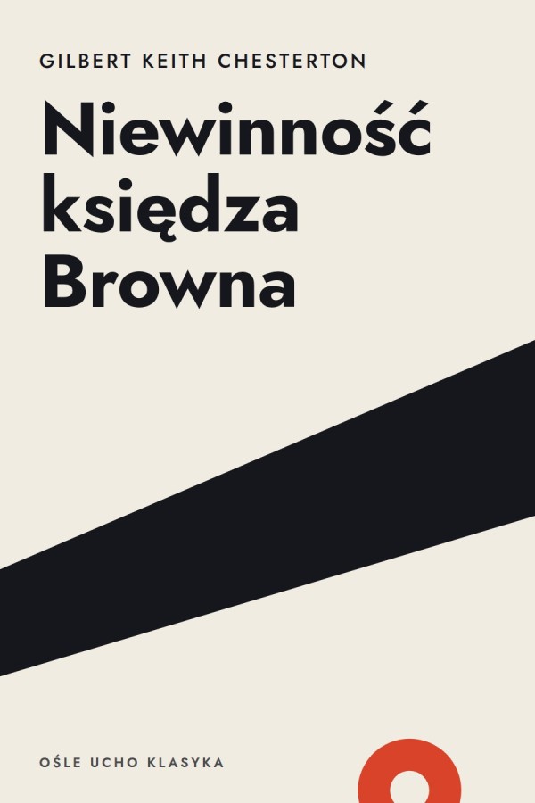 Okładka książki „Niewinność księdza Browna” — Gilbert Keith Chesterton