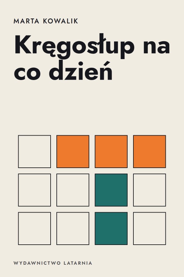 Okładka książki „Kręgosłup na co dzień” — Marta Kowalik
